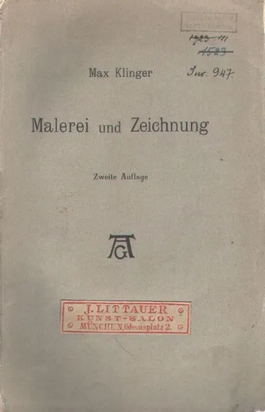 Max Klinger, Malerei und Zeichnung, 1891